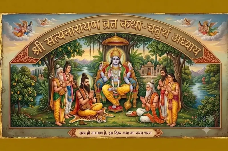 Shri Satyanarayan Vrat Katha - Fourth Chapter
