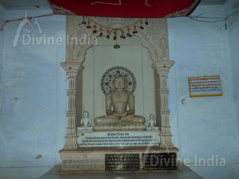 Shri Rishabh Jain Swami at Shouripur jain Temple
