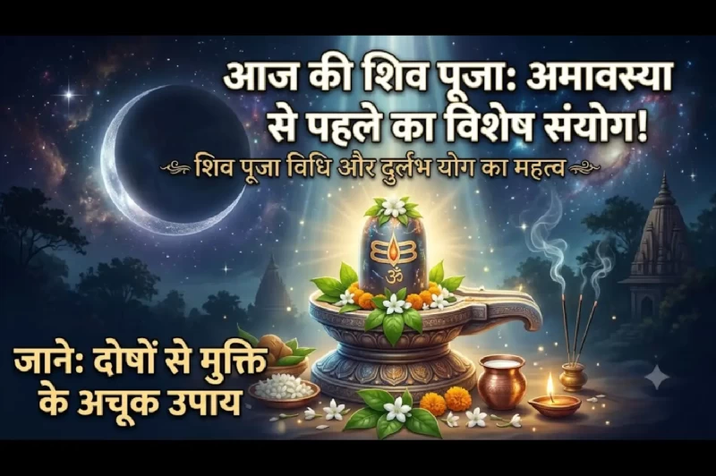 Today's Shiv Puja Vidhi: A Special Monday Just Before Ashadha Amavasya—Worship Mahadev This Way to Solve All Troubles
