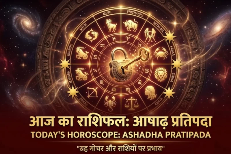 आज का राशिफल: आषाढ़ प्रतिपदा पर खुलेंगे इन 4 राशियों के किस्मत के द्वार, क्या आप भी हैं इसमें शामिल?