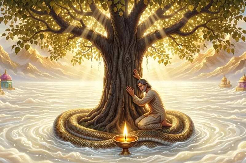 शनिवार और पीपल का पेड़: क्यों आज के दिन पीपल को छूने से दूर होती है दरिद्रता? जानें पौराणिक कथा