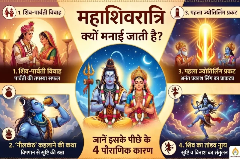 Why Do We Celebrate Maha Shivratri? The 4 Powerful Legends & Deep Meaning Explained