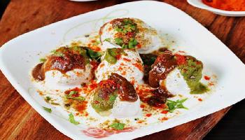 Navratri Dahi Vada with Paneer-Singada