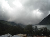 Cloudes over Nainital Lake