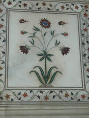 Beautiful Pietra Dura Wall, Diwan-i-khas