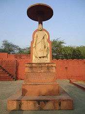Dharamraj Yudistra Sculpture at Birla Mandir