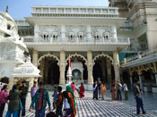 Beautiful inside view, Chattarpur temple