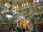Beautiful Inside View Lakshmi Vinayak Mandir, Chattarpur Temple