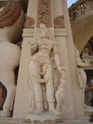 Sculptures Lakshmi Vinayak Mandir, Chattarpur Temple