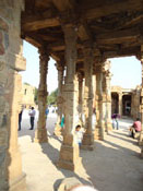 Qutub Minar complex inside view
