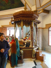 Abhay Charanaravinda Bhaktivedanta Swami Prabhupada at Iskcon temple
