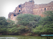 Lake outside Purana Qila