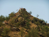 Just close to Jeen Mata temple, Durga Temple is situated on the top of the hill