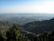 Mussoorie view from the top of the hill 
