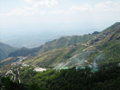 Panoramic view of Mussoorie.