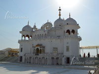 Beautiful view of Anandpur sahib gurdwara