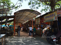 Back side Entry Gate of the Marghat Hanuman Temple