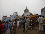 A ancient temple in Bateshwar, on the banks of the Yamuna