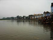 A ancient temple in Bateshwar, on the banks of the Yamuna