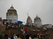 A ancient temple in Bateshwar, on the banks of the Yamuna