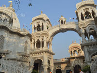 Beautiful iskcon temple vrindavan