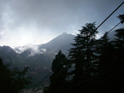 Beautiful view of Natural Sceen at Nainital