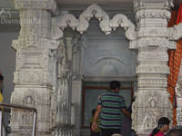 Beautiful Pillar Design at Hanuman Balaji Temple