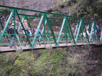 Devotee Cross the Bridge at Journery of Yamunotri Dham