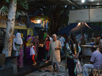 Devotees Praying to Shri Shani Devi ji at Shri Laxmi Narayan baikunth dham Mandir
