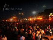 Evening view of har ki pauri - Haridwar
