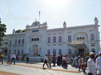 Front view of anandpur sabhi gurdwara