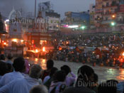 The Ganga Evening arati view at haridwar