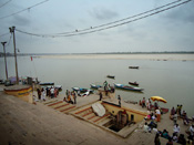 Bathing Ganga Ghat Varanasi