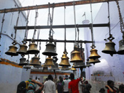 Handing Bells at Bateshwar Temple