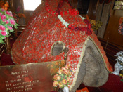 Other view of The Rock thrown by demon towards Guru Nanak