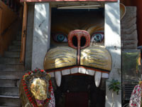 identical cave of Vaishno Devi Shrine at 108 Feet Hanuman Temple