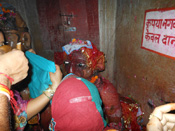 Inside the Bateshwar Temple Lord Parvati