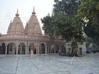Inside view of devi temple complex