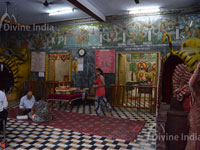 Prayer hall for shri ram darbar and shri radha  ballabh at Shri Laxmi Narayan baikunth dham Mandir