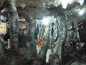 Inside view of Gufa at Shiv Mandir Gufawala-preet vihar
