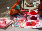 Lady Seller market place at Bateshwar Temple