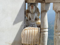 Lord Sculpture at naina devi temple