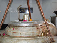Lord Shiva Linga with Sliver Lining at Shiva Temple Ranikhet