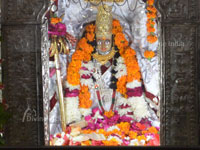 Maa Devi idol at Devi temple