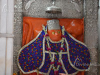 Main idol of lord hanuman at hanuman temple karol bagh