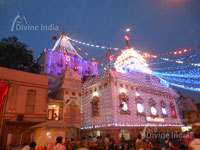 Beautiful Night view of Gauri Shankar Temple