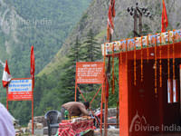 Notice Board Outside the Hanuman Chatti Temple