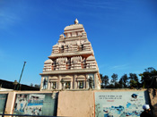 Other side view of shanidham Temple