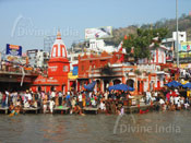 The Ganga Temple at Haridwar