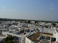 panoramic view of anandpur sabhi gurdwara